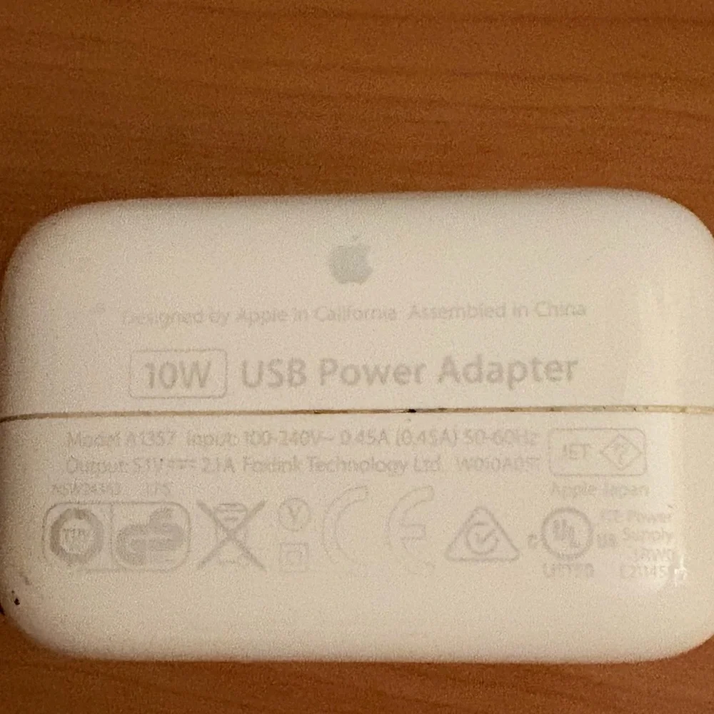Genuine Apple 10W USB Power Adapter iPhone iPad A1357 Original